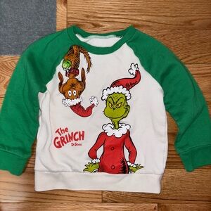 Jumping Beans Green and White Grinch Sweatshirt